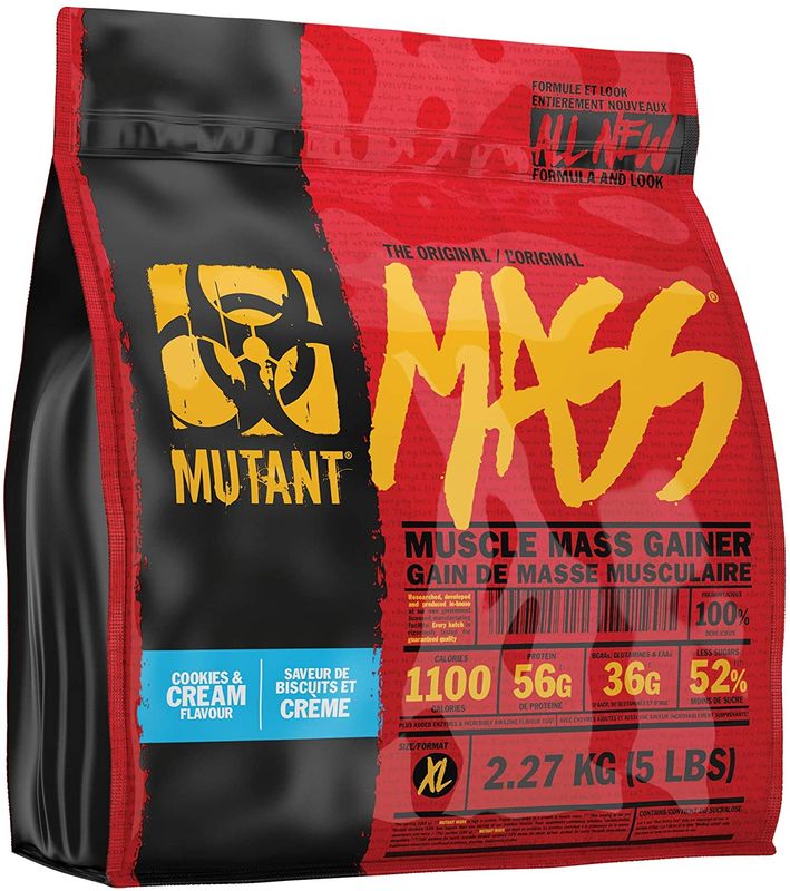 MUTANT MASS 5LB - BUY 2 BAGS GET 1 FREE - MIX AND MATCH
