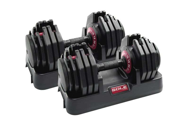 Sole  SW180 Adjustable Dumbbell Set (2 x 80lb)