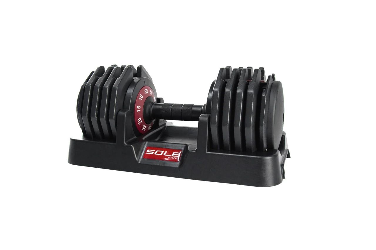 Sole SW155 Adjustable Dumbbell Set (2 x 55lb)