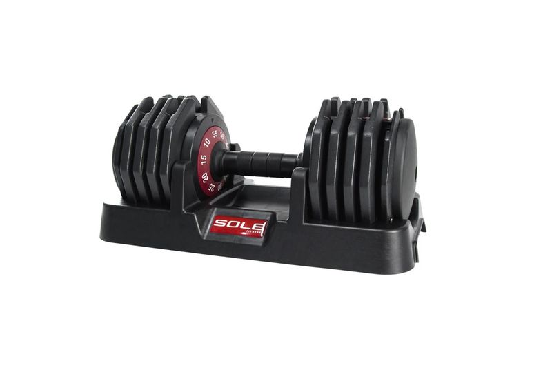 Sole SW155 Adjustable Dumbbell Set (2 x 55lb)