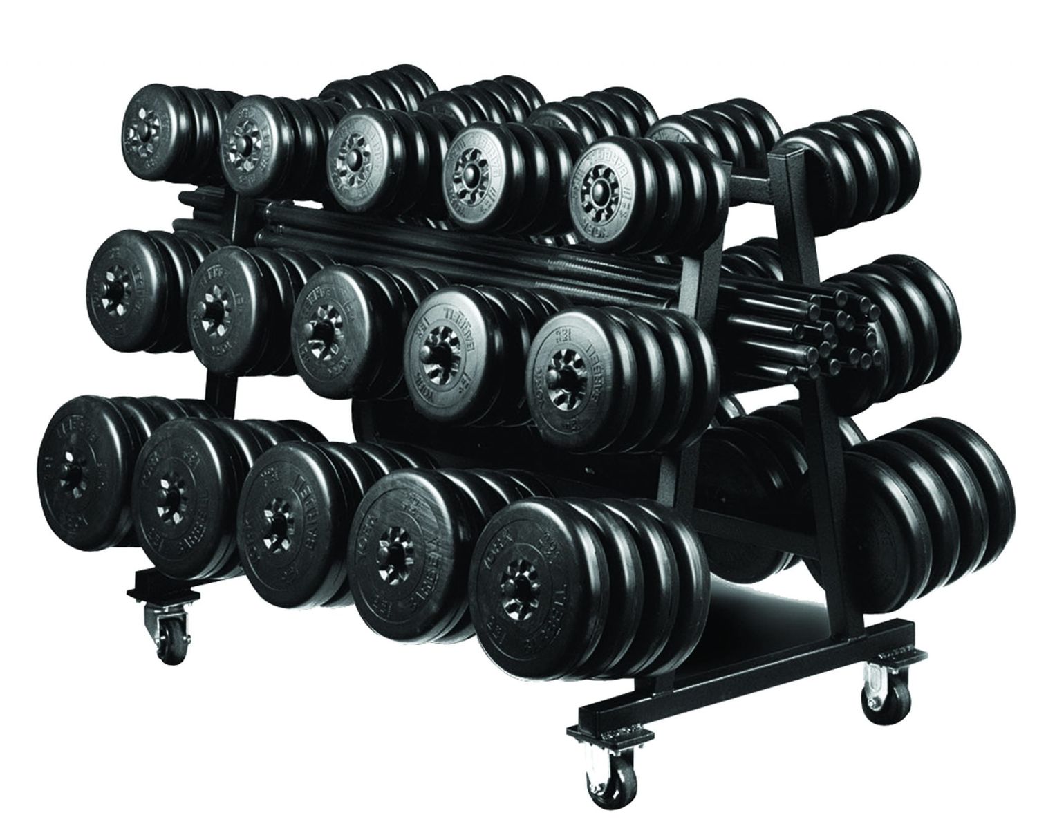 York Cardio Pump set with Rack