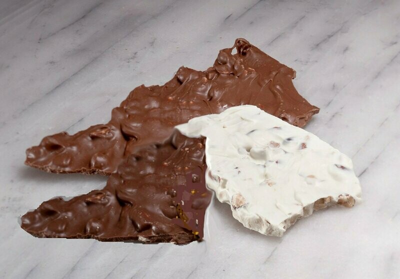 Chocolate Almond Bark 1#  Package