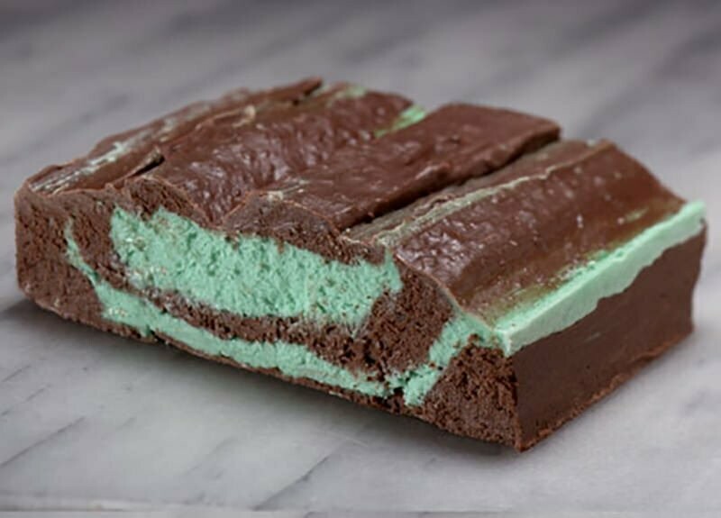 Mint Chocolate Marble Fudge 1# Box