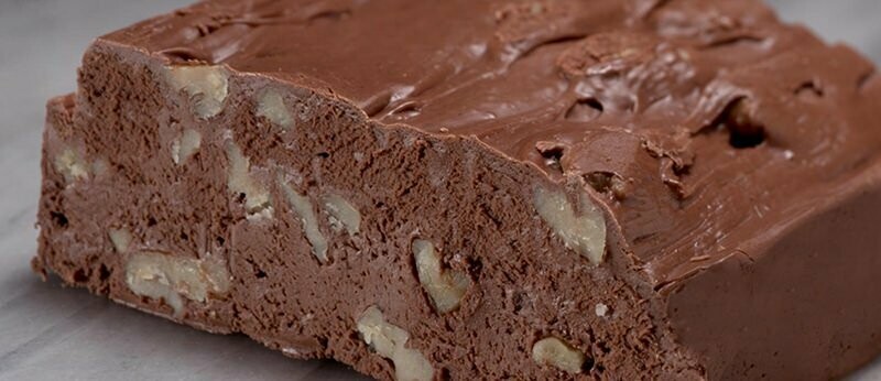 Dark Chocolate Nut Fudge 1# Box