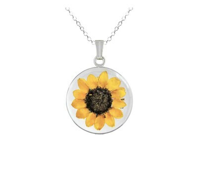 Sunflower Transparent Pendants