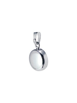 Clover Necklace, Small Circle, Black Background