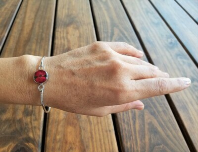 Crown Of Thorns, Small Circle Bracelet, Transparent