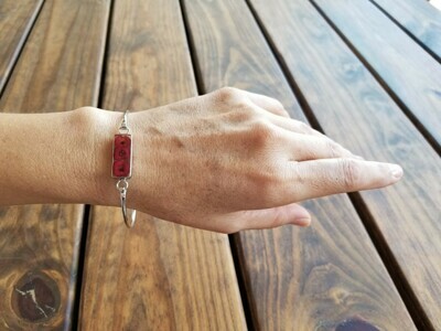 Crown Of Thorns, Cross Bracelet, Transparent