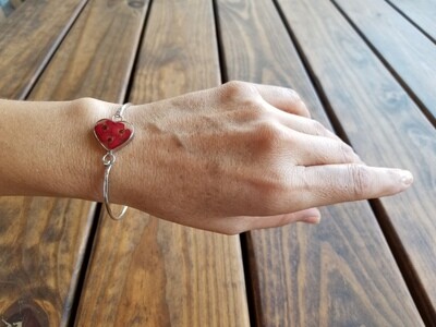 Crown Of Thorns, Heart Bracelet, Transparent