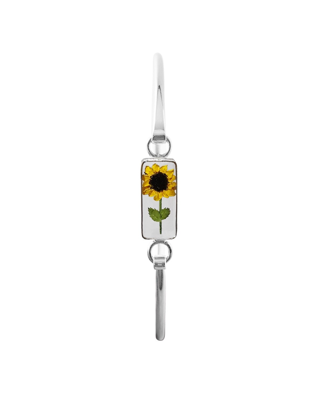 Sunflower Bracelet, Small Rectangle, Transparent.