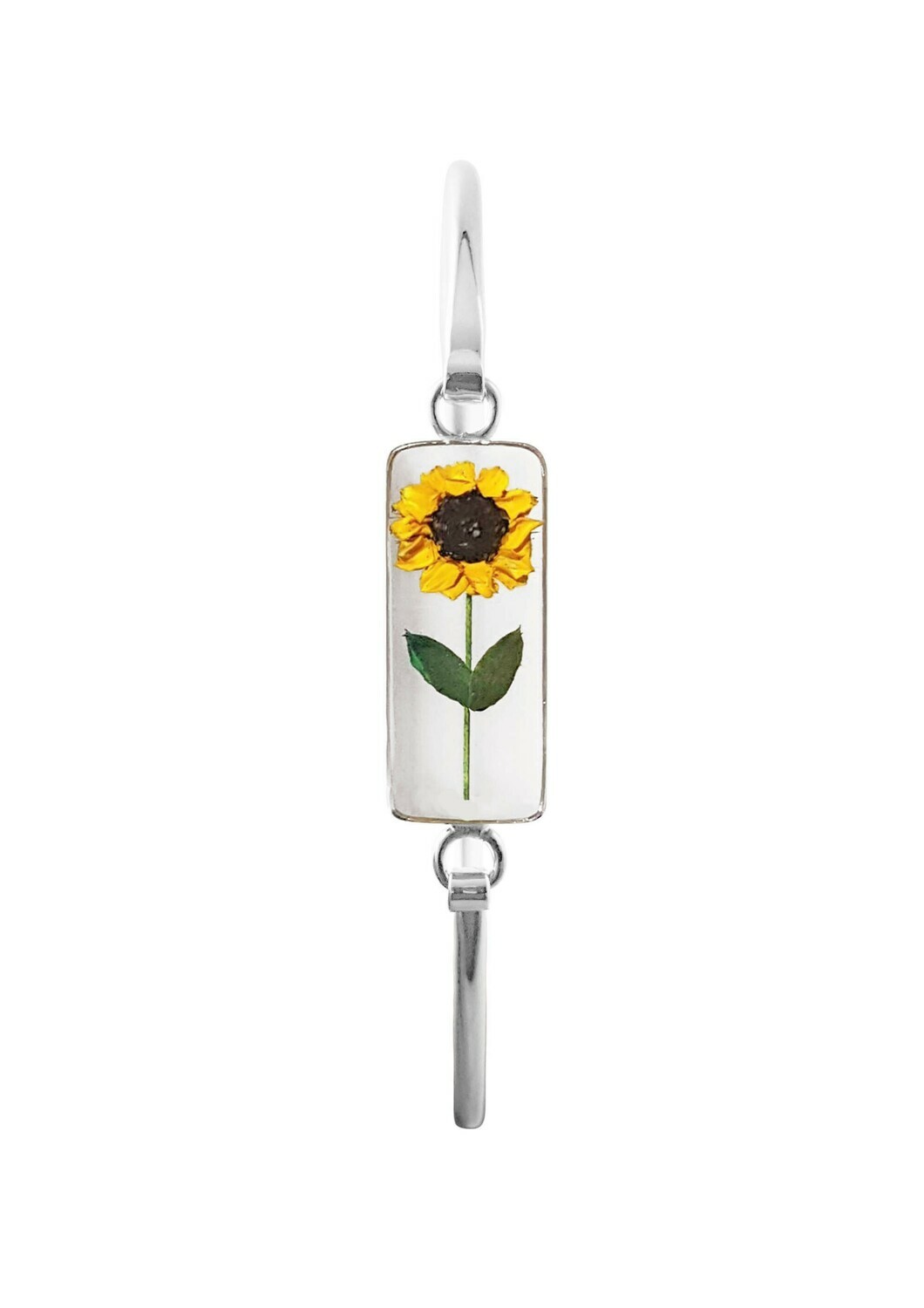 Sunflower Bracelet, Medium Rectangle, Transparent