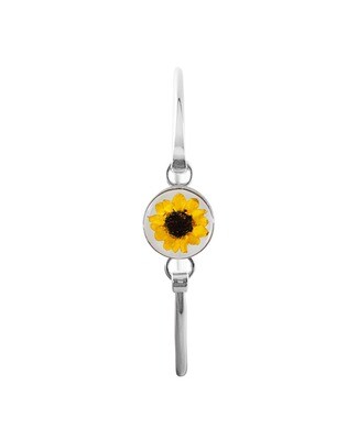Sunflower Bracelet, Small Circle, Transparent.