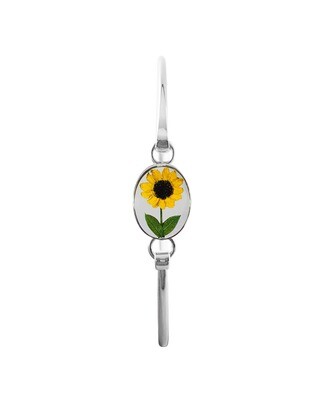 Sunflower Bracelet, Small Oval, Transparent.