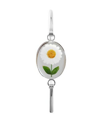 Daisy, Oval Bracelet, Transparent