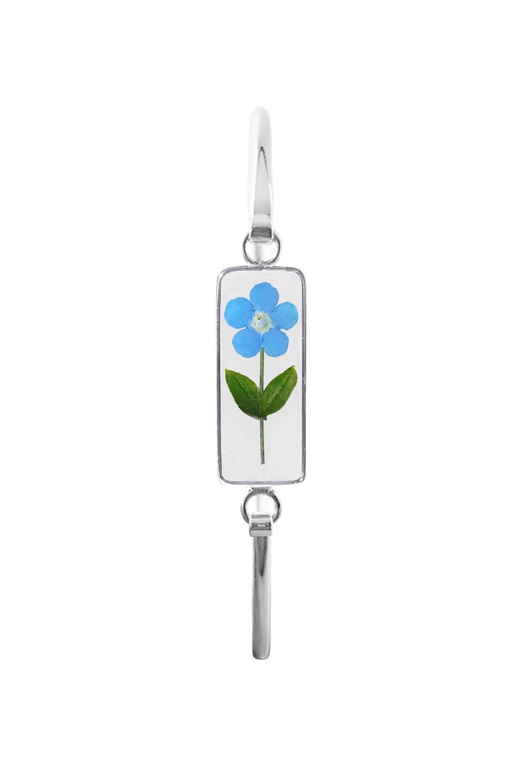 Forget Me Not, Rectangle Bracelet, Transparent