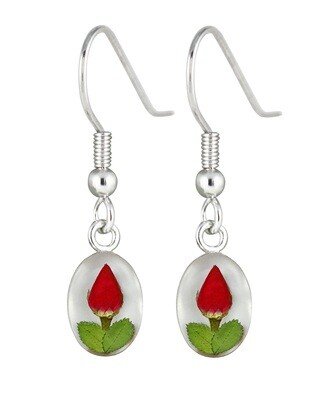 Rose Metal Earrings