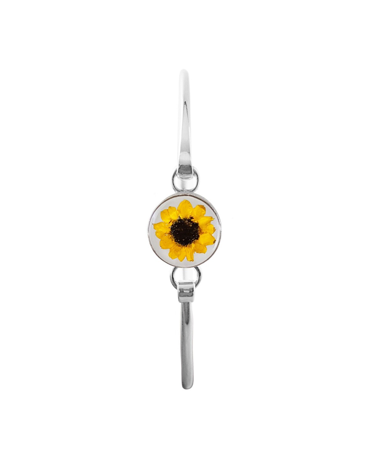 Sunflower Bracelet, Small Circle, Transparent.