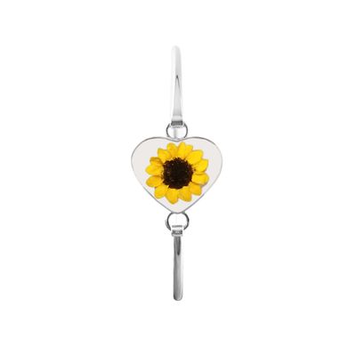Sunflowers Bracelet, Medium Heart, Transparent