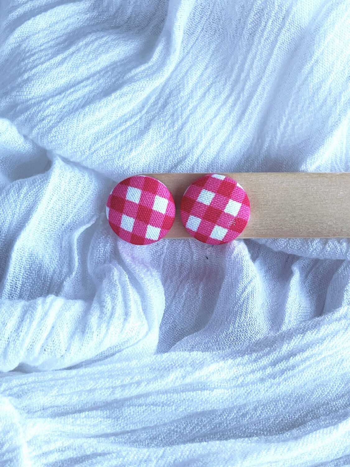 Raspberry Gingham
