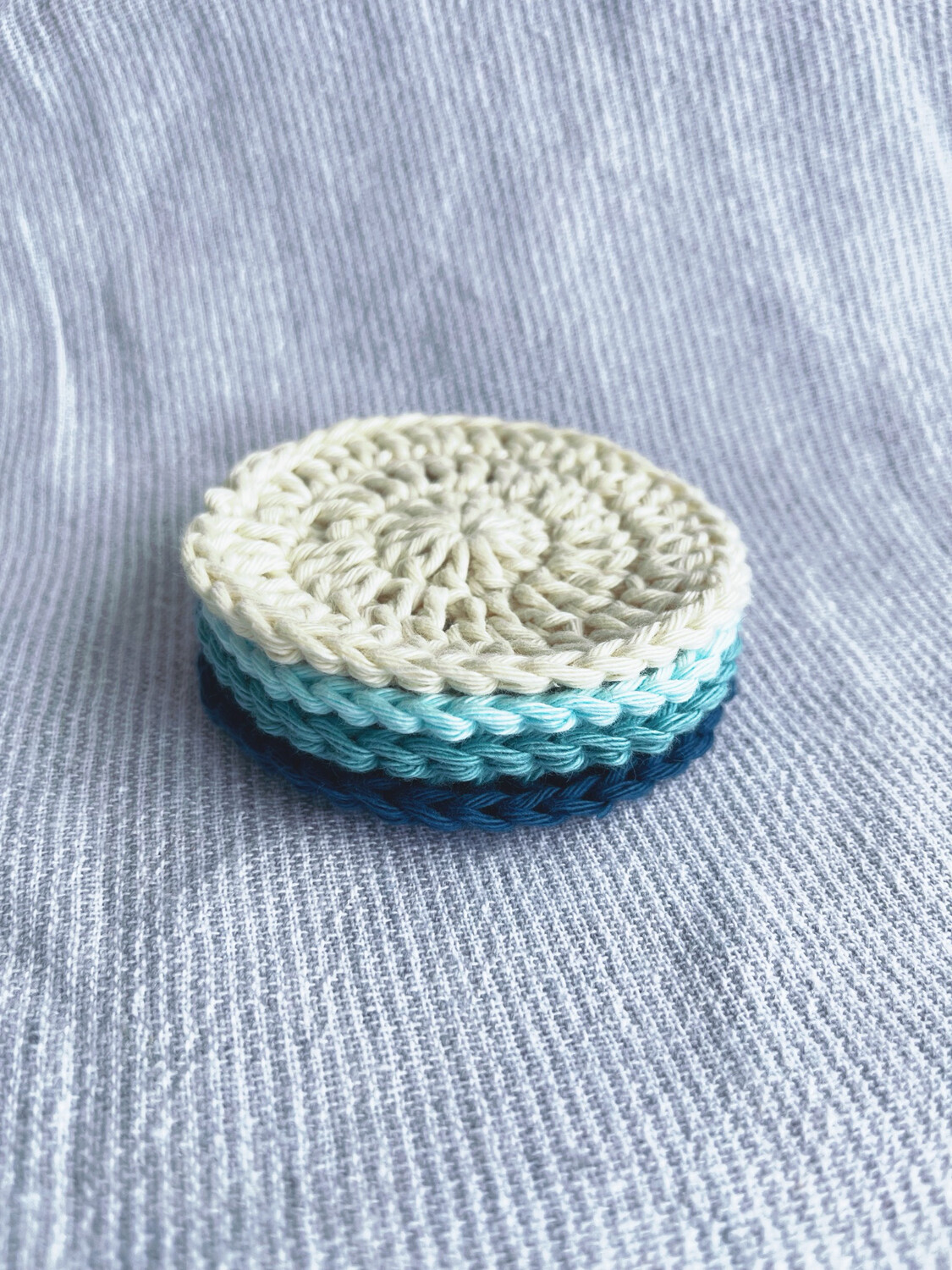 Organic cotton face pads