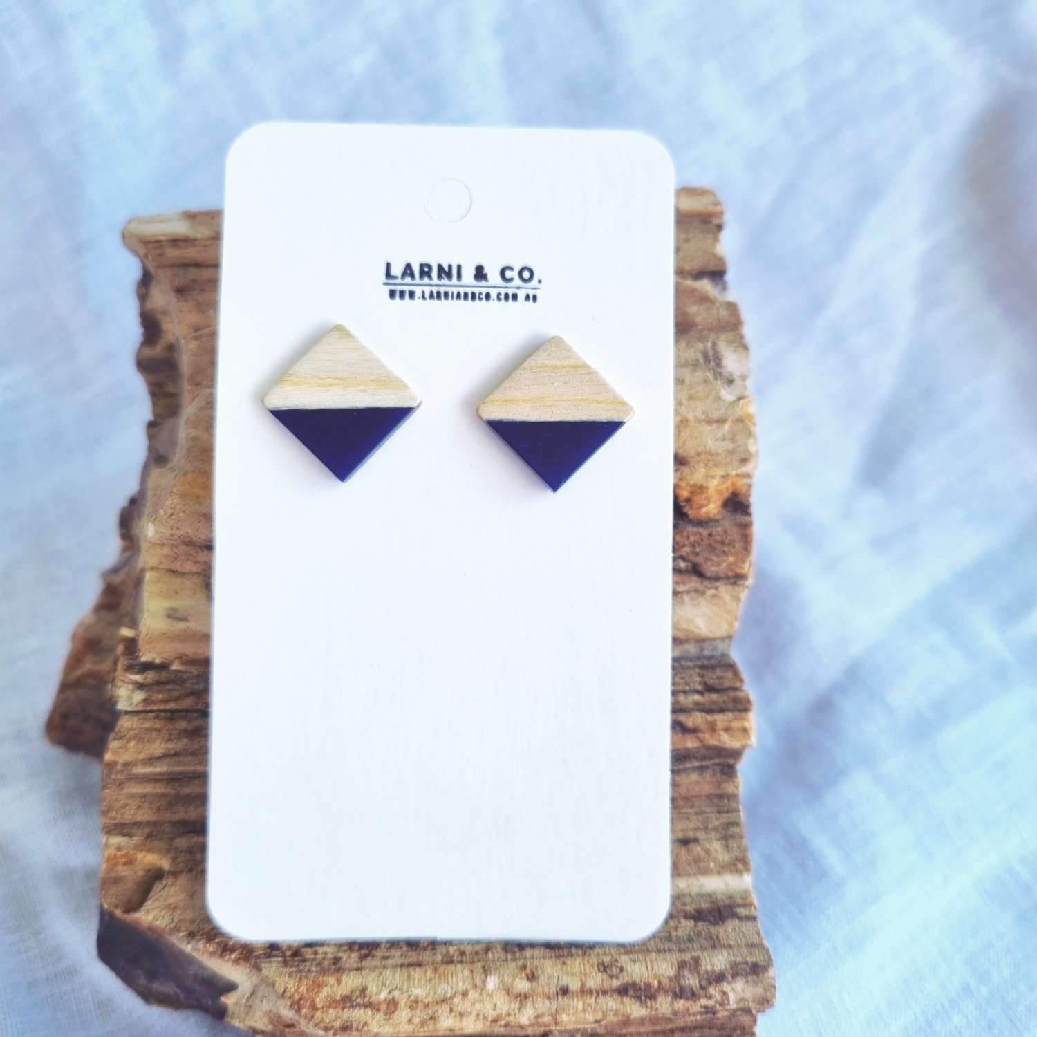 Navy &amp; Timber acrylic