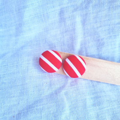 Red &amp; White Candy Stripe