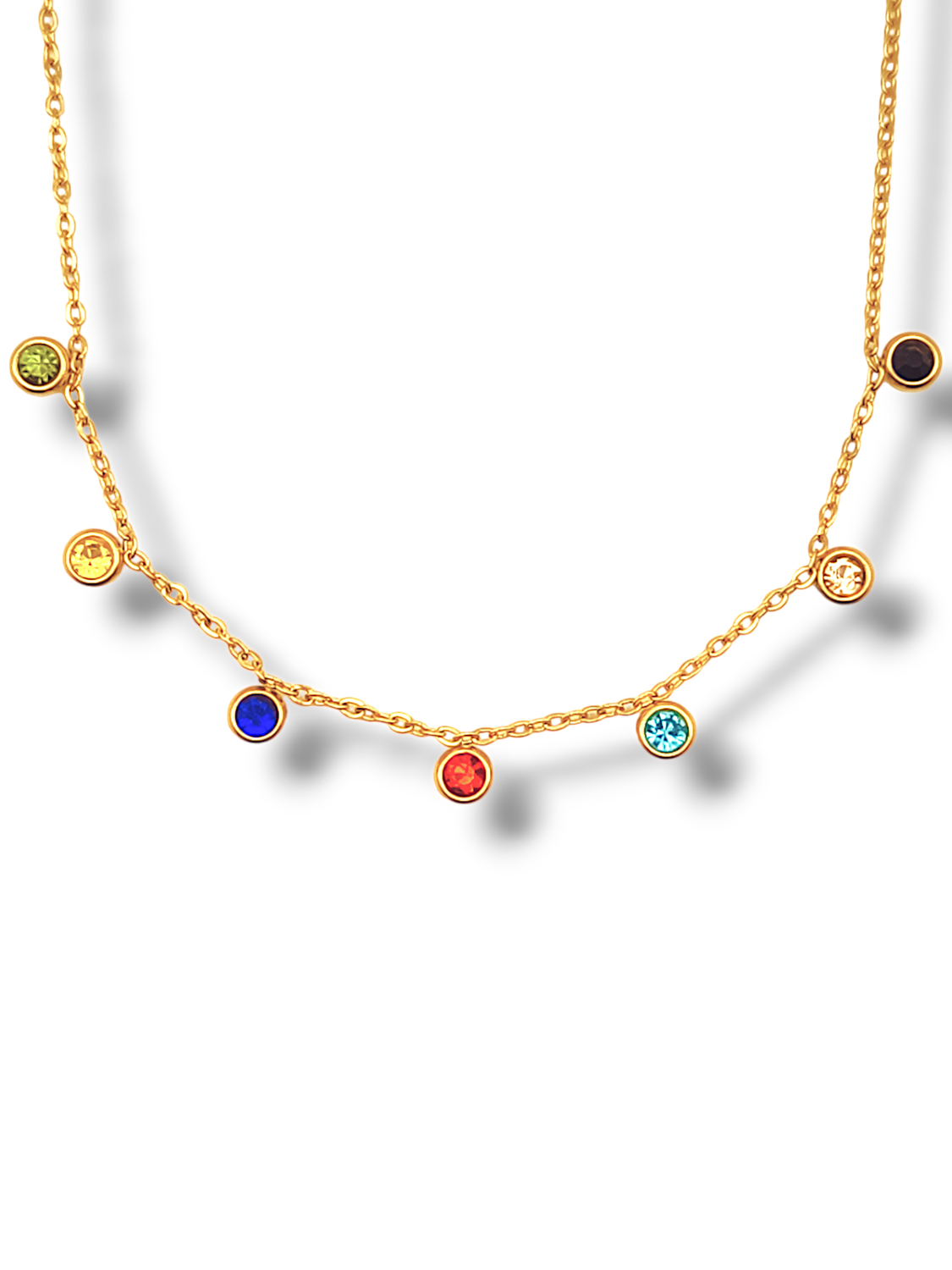 Gargantilla Circonitas Multicolor