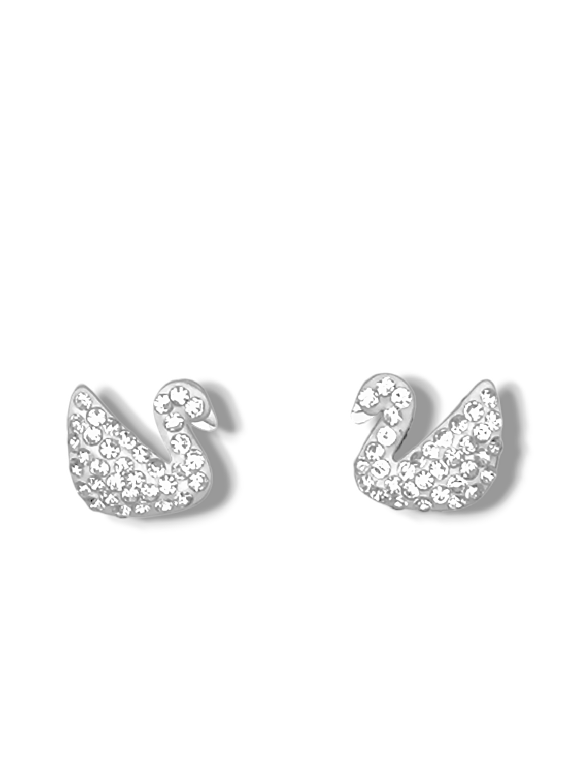 Pendientes Acero Cisne