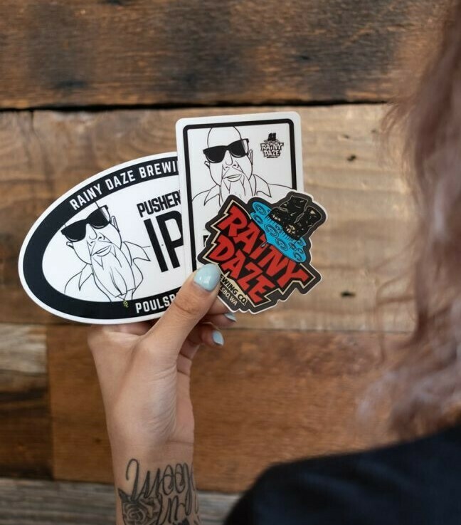 Rainy Daze Stickers