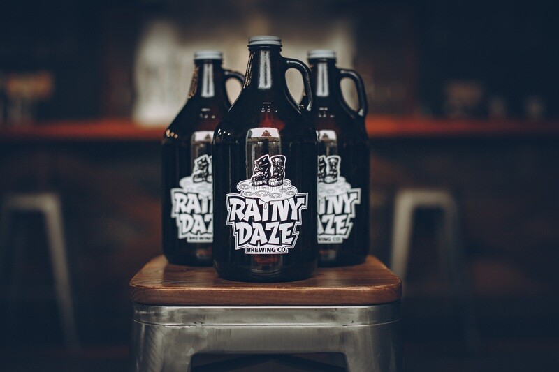64oz Glass Growler