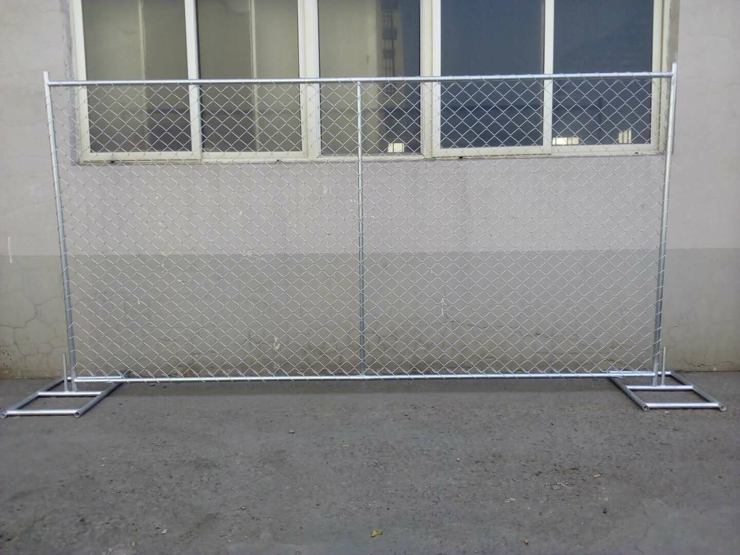 6′ X 12′ Chain Link Temporary Fence – Vertical Support