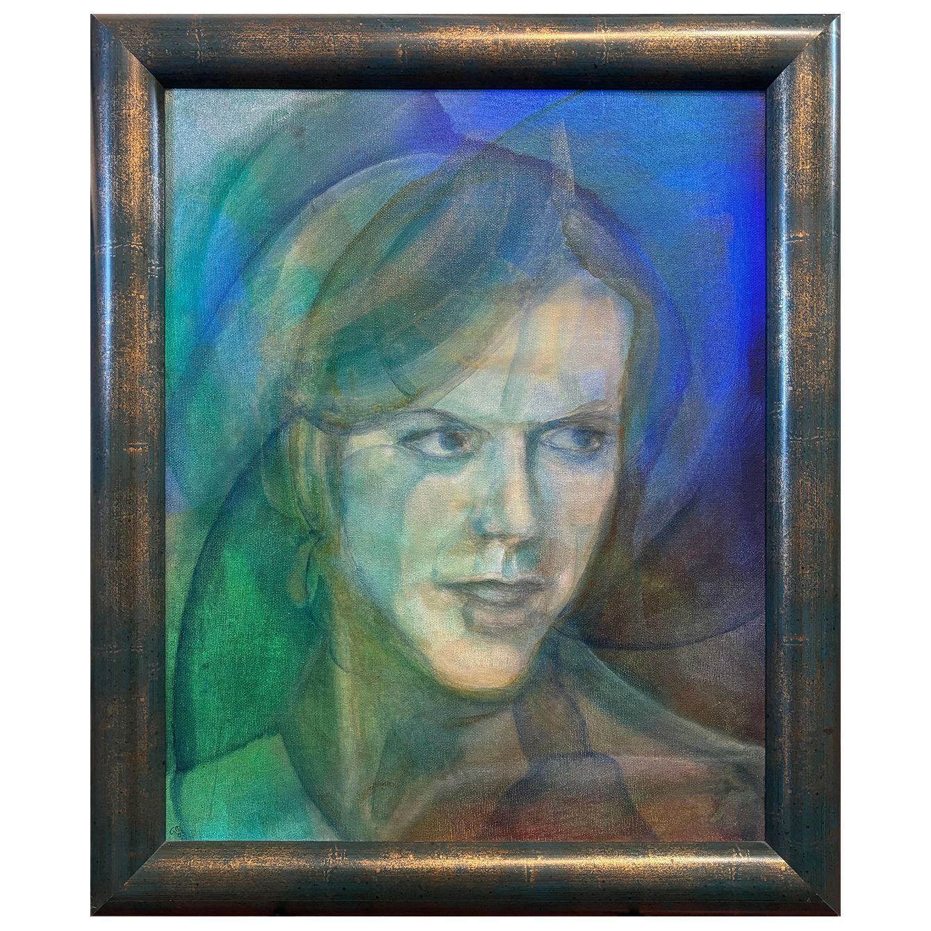 Semi abstract portrait of Nichole Kidman