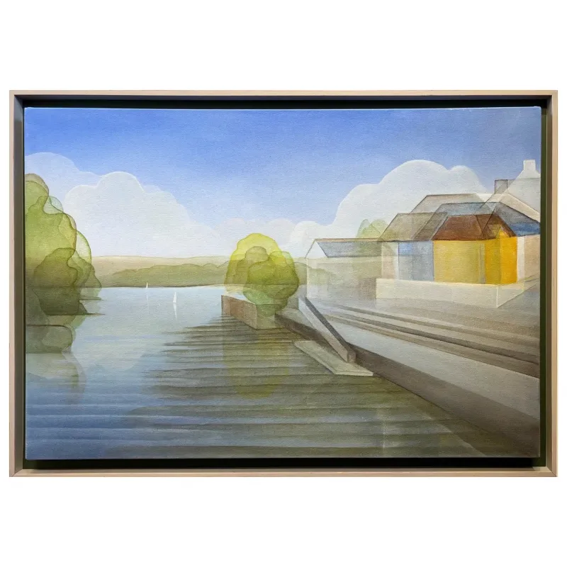 Cardigan Quay from Bridge (abstracted)