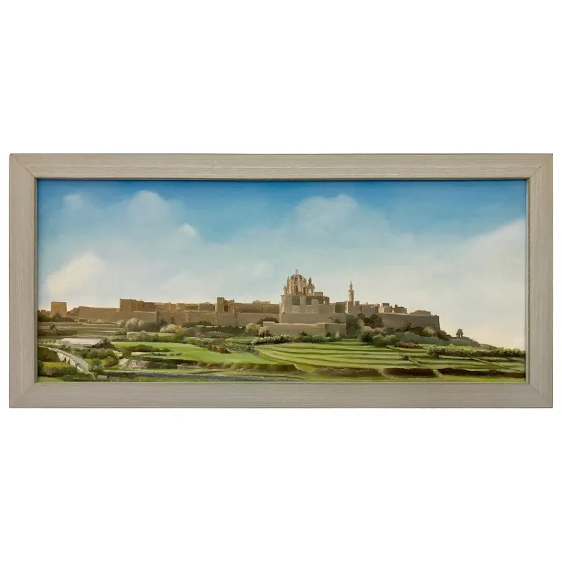  original oil painting of Malta's citadel Mdina