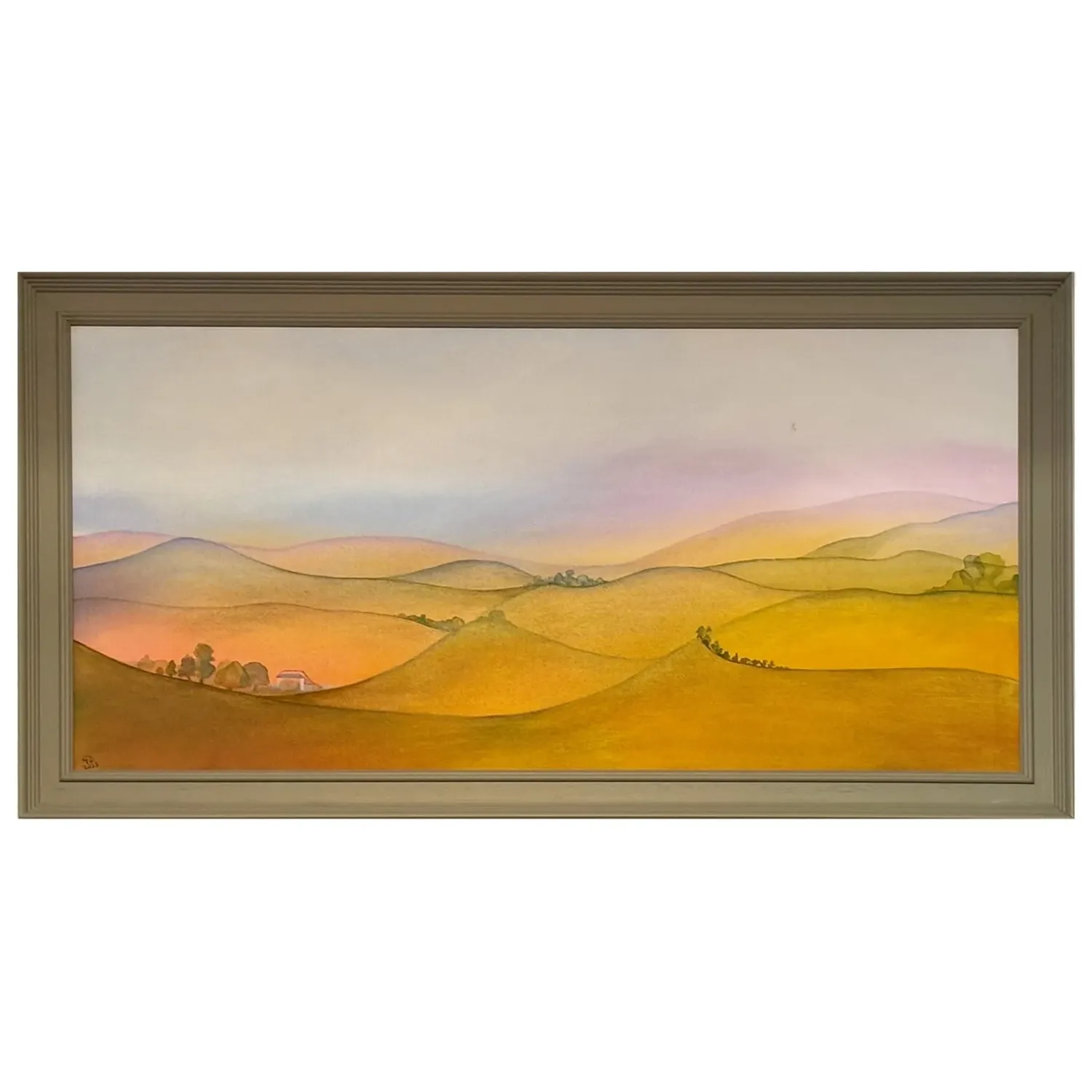 original oil landscape painting in Gabrielle's unique style