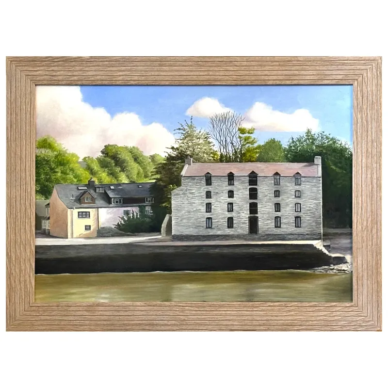 The view across the Teifi from the quay near the castle in Cardigan Town