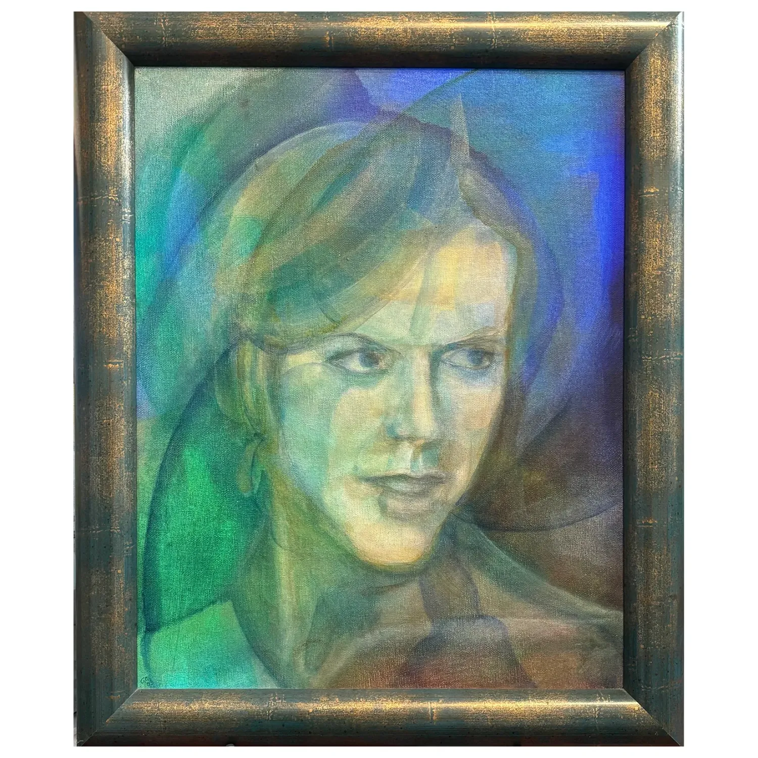Semi abstract portrait of Nichole Kidman