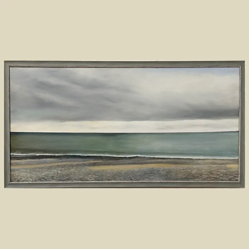 An out of season scene of Cwmtydu Beach