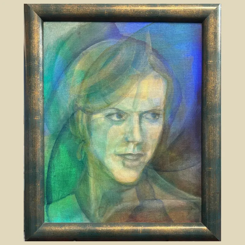 Semi abstract portrait of Nichole Kidman
