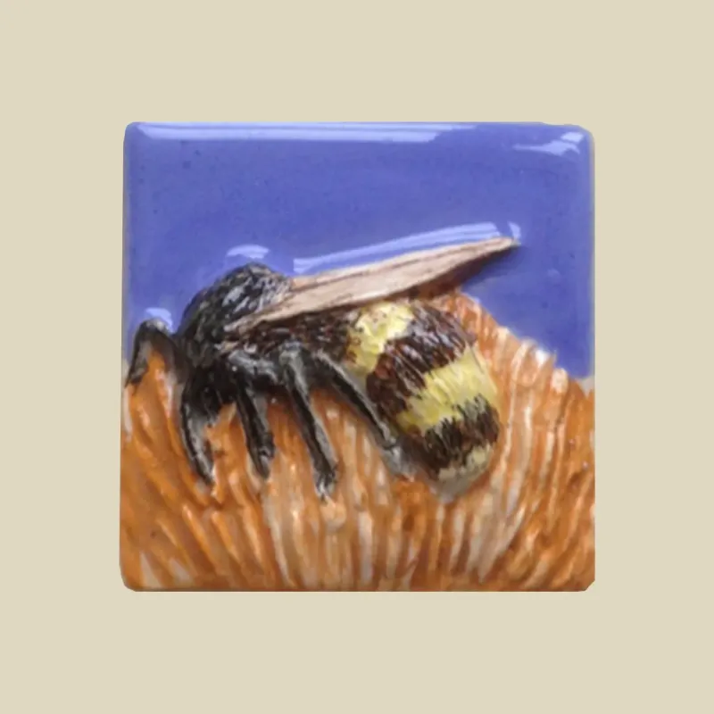 Feature Tile titled 'Bee on Flower 219' in orange and blue