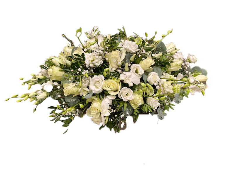 Ovaal bloemstuk (vanaf 40cm)