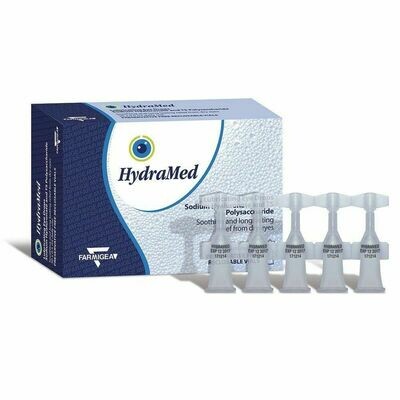 HydraMed Long Lasting Eye Drops Preservative Free 30 x 0.5 Vials