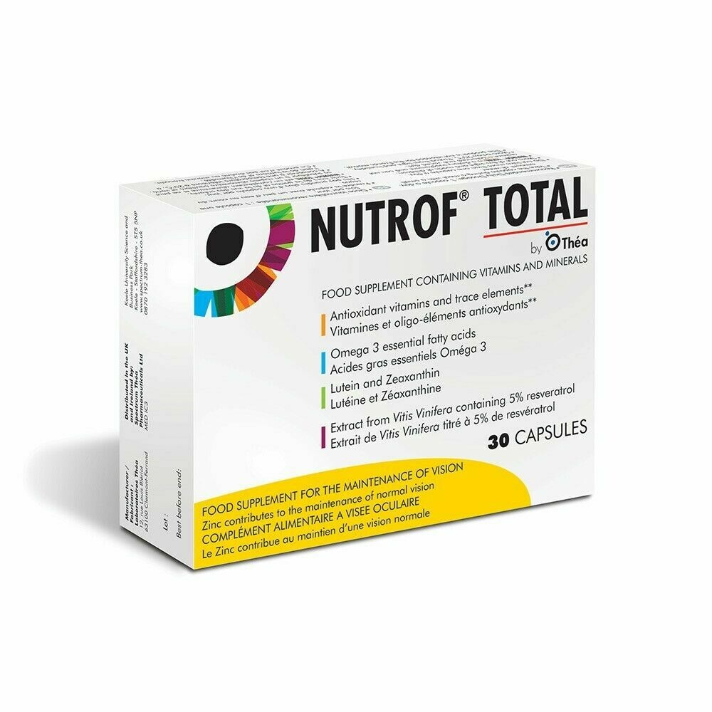 Nutrof Total Capsules For Eye Health Maintenance - 30 Capsules