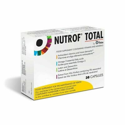 Nutrof Total Capsules For Eye Health Maintenance - 30 Capsules