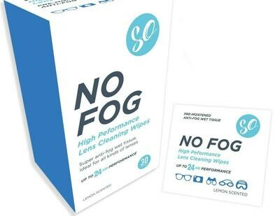 No Fog Spectacle Wipes - Box of 30