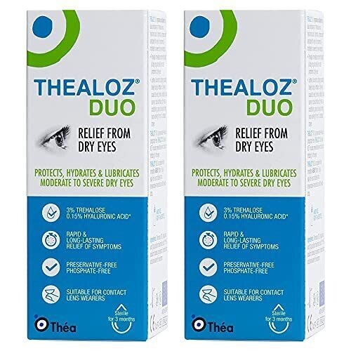 2X Thea Thealoz Duo Preservative Free Eye Drops (10ml)