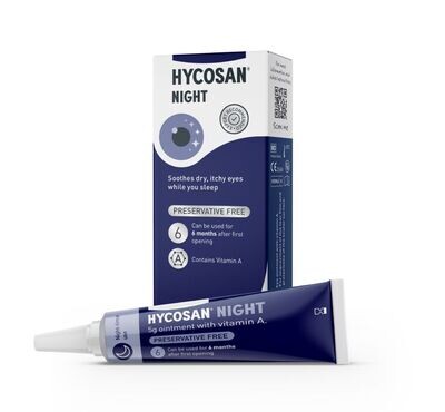 **2x Hycosan Night 5g Night Eye Ointment**