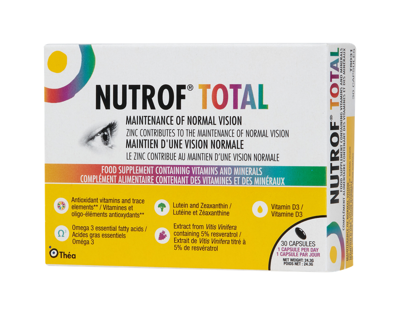 Nutrof Total Capsules For Eye Health Maintenance - 30 Capsules