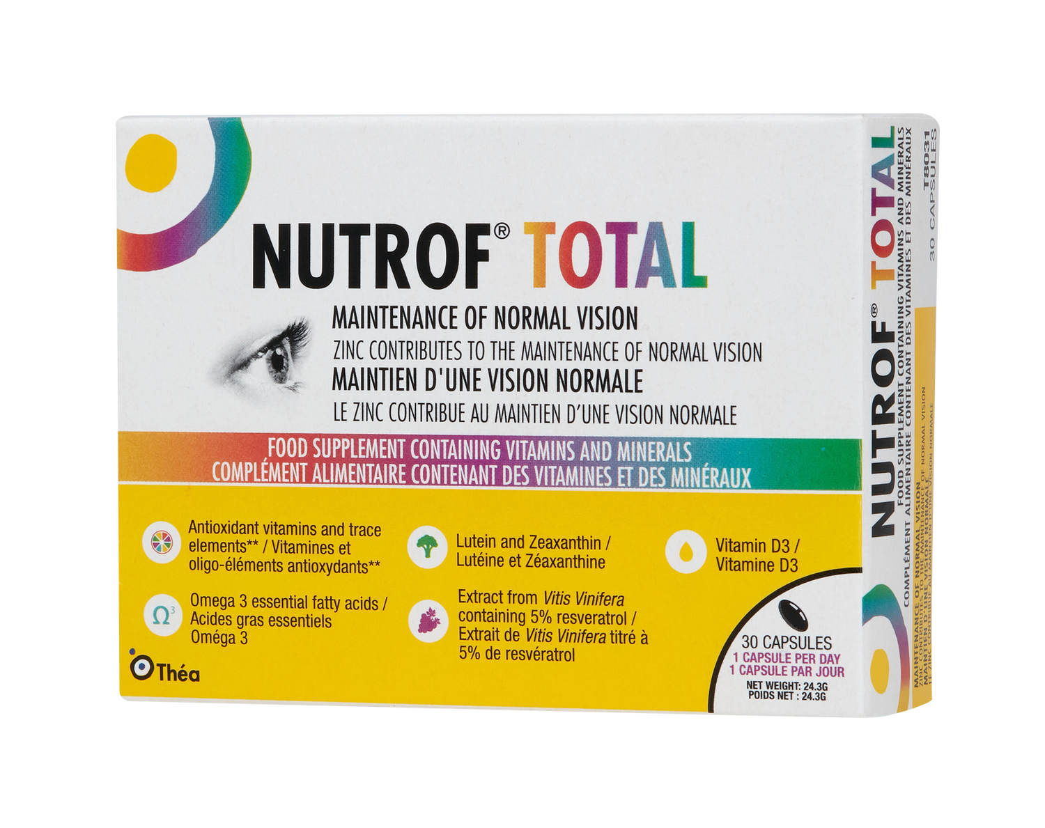 Nutrof Total Capsules For Eye Health Maintenance - 30 Capsules Nutrof Total Capsules For Eye Health Maintenance - 30 Capsules
