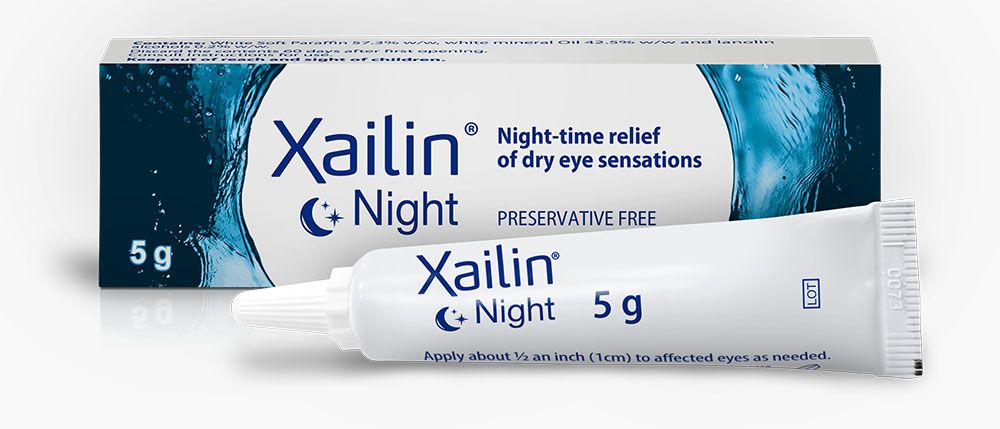 **2x Xailin Night 5g Night Eye Ointment**